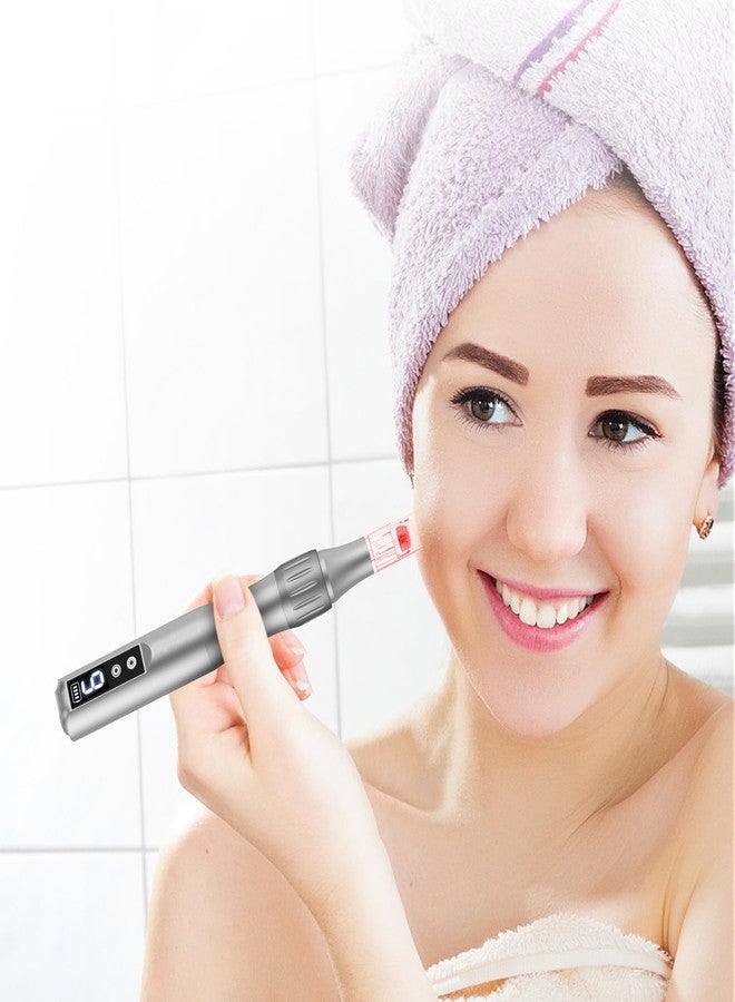 Glemme Microneedle Derma Roller Pen Dermabrasion Roller 0.25mm Microneedling Roller, Microneedle Roller Derma Roller 0.25mm for Women Men Home Use - Image 2